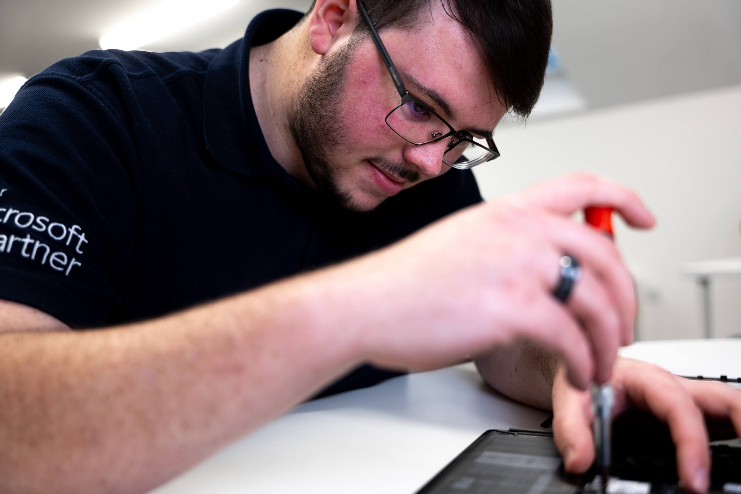 IT technician at Bluebell IT Solutions providing professional hardware repair and support services